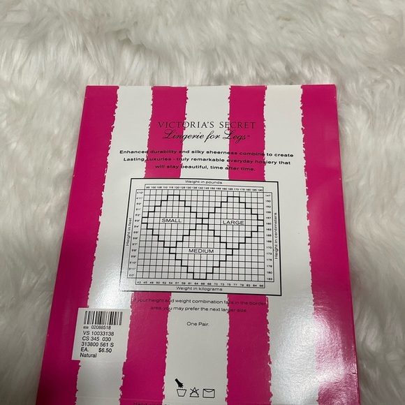 Rare Vintage Victoria's Secret Lasting Luxuries Natural Pantyhose - Picture 6 of 7